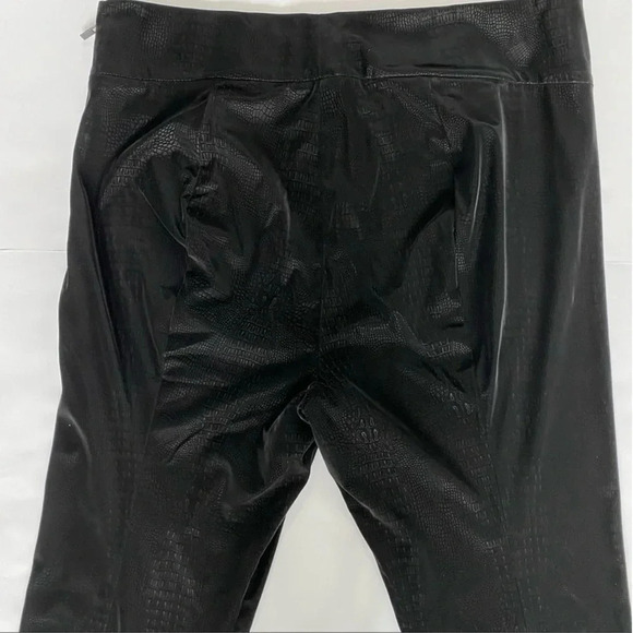 $179 NWT Good American The Croc Exec Pant Black High Waist Suede Plus Size 6 3XL - Picture 9 of 16